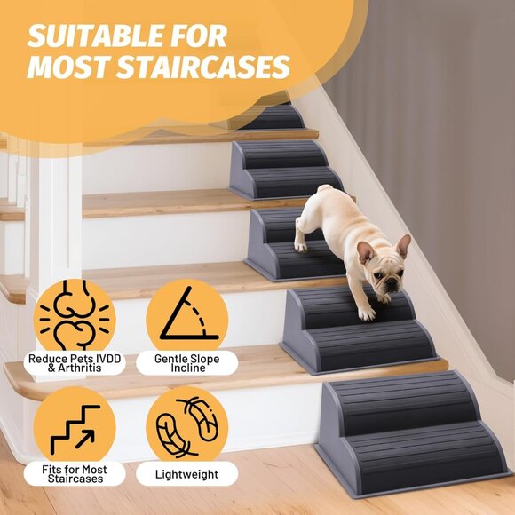 2-Step Modular Dog Ramp  (6-Pack, Grey) - Picture 6 of 9